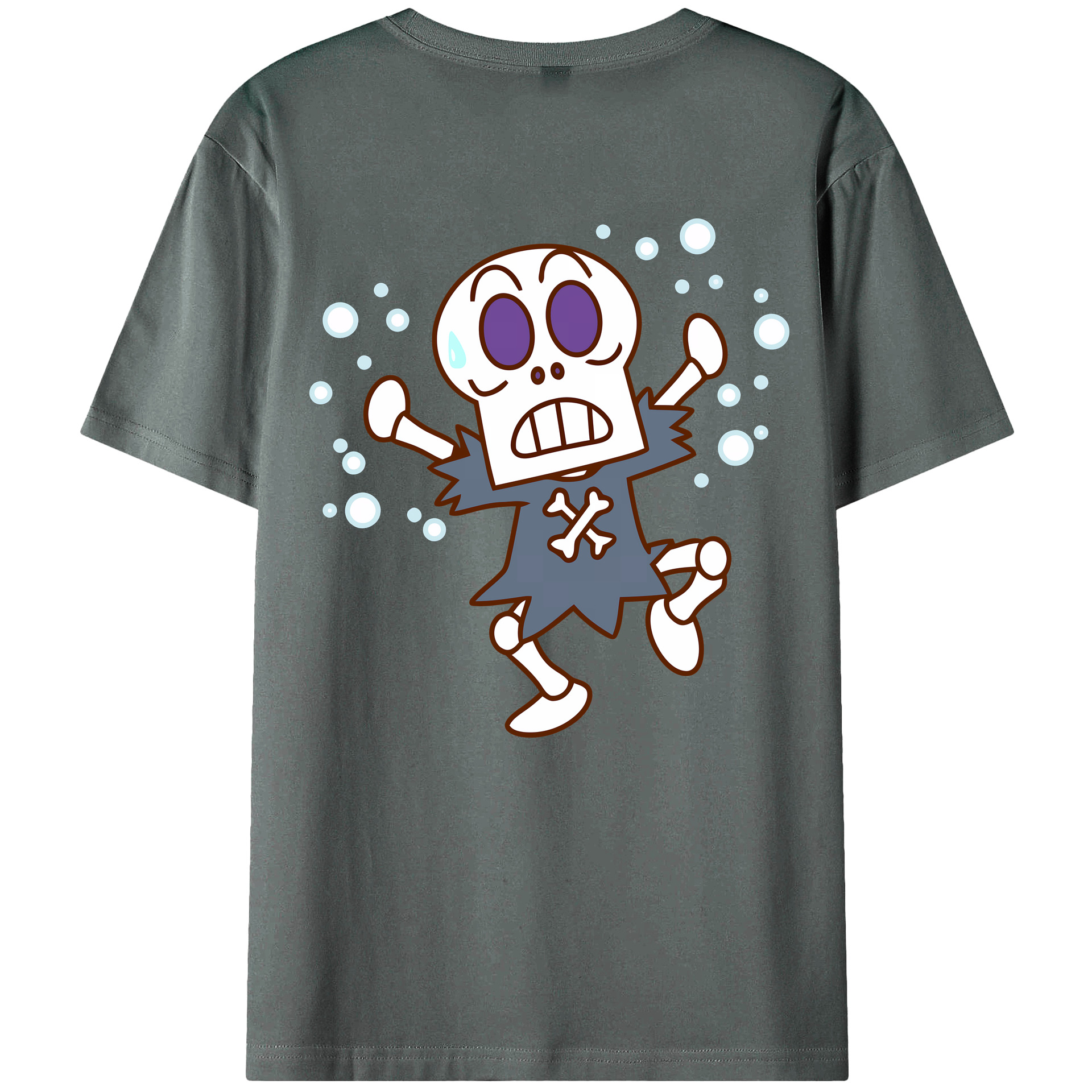 （画像用） アンパンマン Anpanman 綿100％ メンズ半袖Tシャツ（バックプリント） 通気性